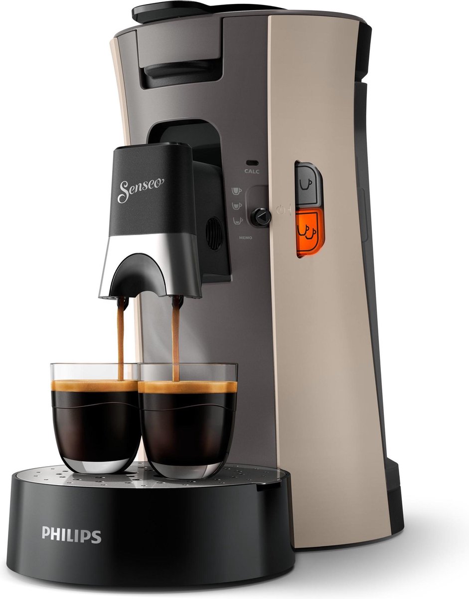 Philips Senseo Select CSA240/30 - Koffiepadapparaat - Nougat en kasjmiergrijs (8710103941200)