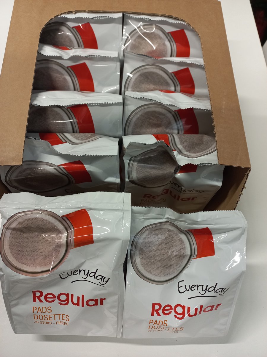 koffiepads regular classic everyday - geschikt voor senseo® - pak 36 stuks (5400141261547)