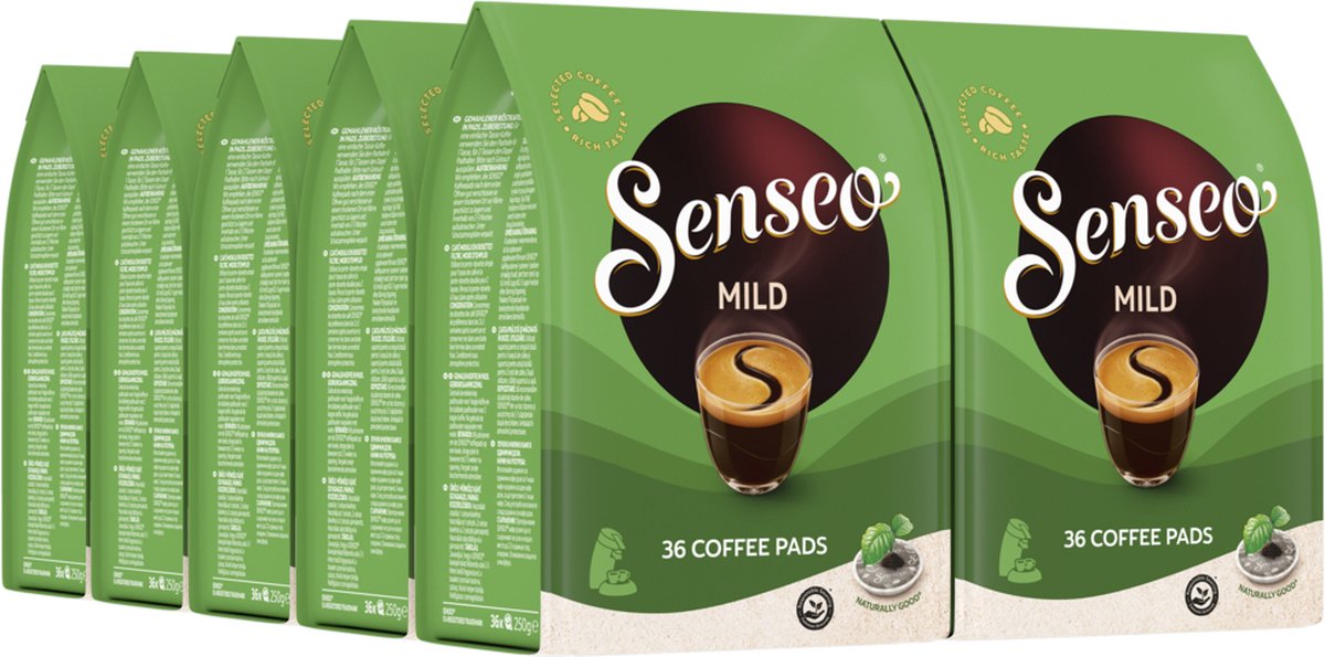 Senseo Mild Koffiepads - Intensiteit 3/9 - 10 x 36 pads (8711000341100)