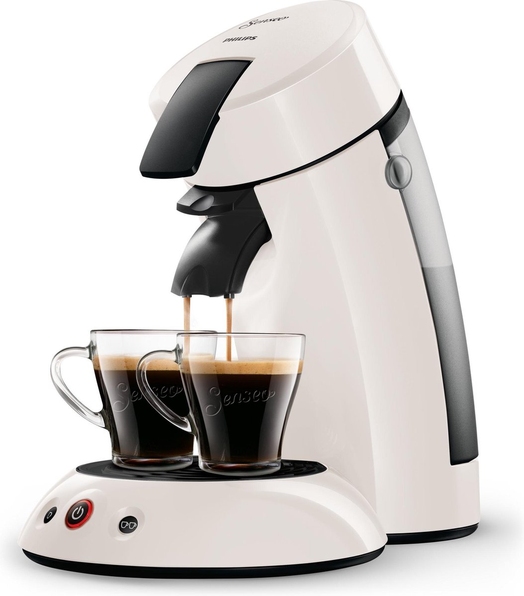 Philips Senseo - Koffiepadmachine met Original Crema Plus-technologie - Wit (8710103893332)
