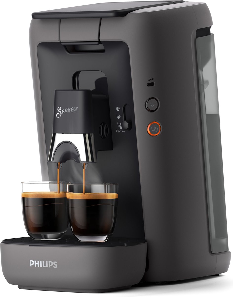 Philips Senseo Maestro CSA260/50 - Koffiepadmachine voor max 2 Kopjes Koffie - Exclusief Koffiepads - Kasjmiergrijs (8720389014581)