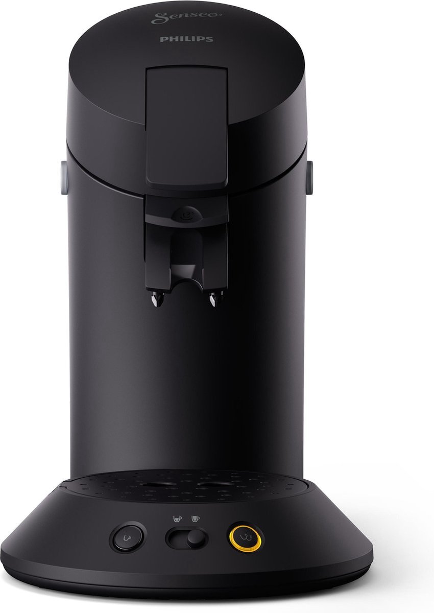 Philips Senseo Original Plus Koffiepadmachine CSA210/22 - Keuze uit 1 of 2 Kopjes - Instelbare Intensiteit - Automatische Uitschakeling - Zwart (8720389025129)