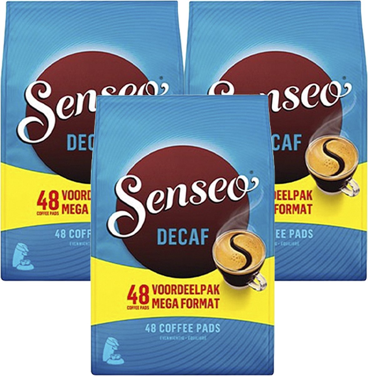 Senseo Decaf - 3x 48 pads (4260174578163)