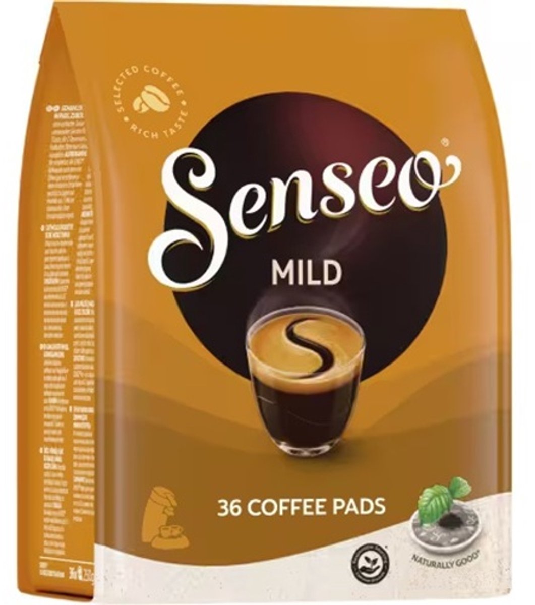 Senseo - Koffiepads Douwe Egberts mild roast 4 x 36st (8711000341094)