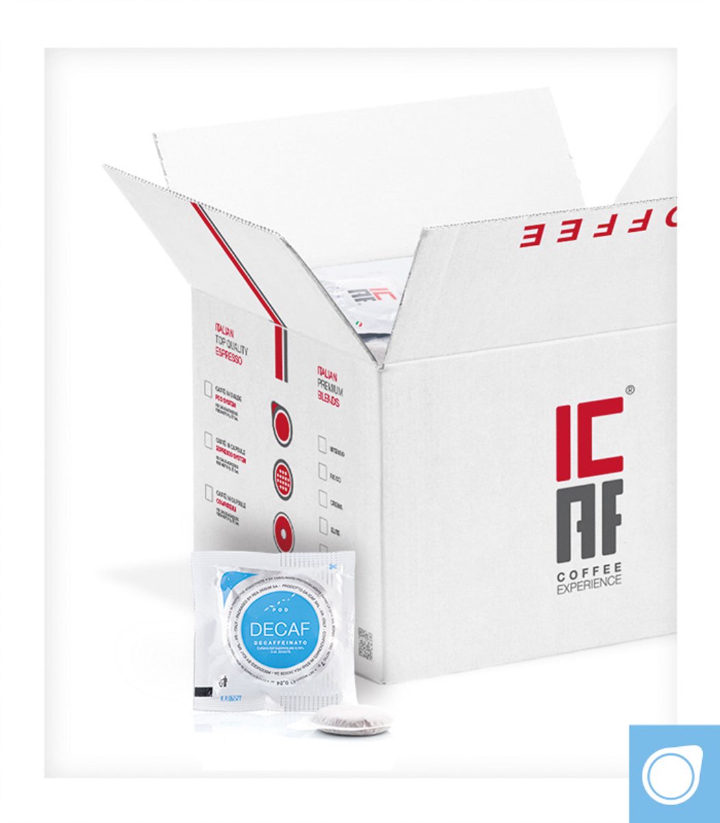 ICAF Decaf ESE-servings - 150 cafeïnevrije espresso pads (8001686801433)