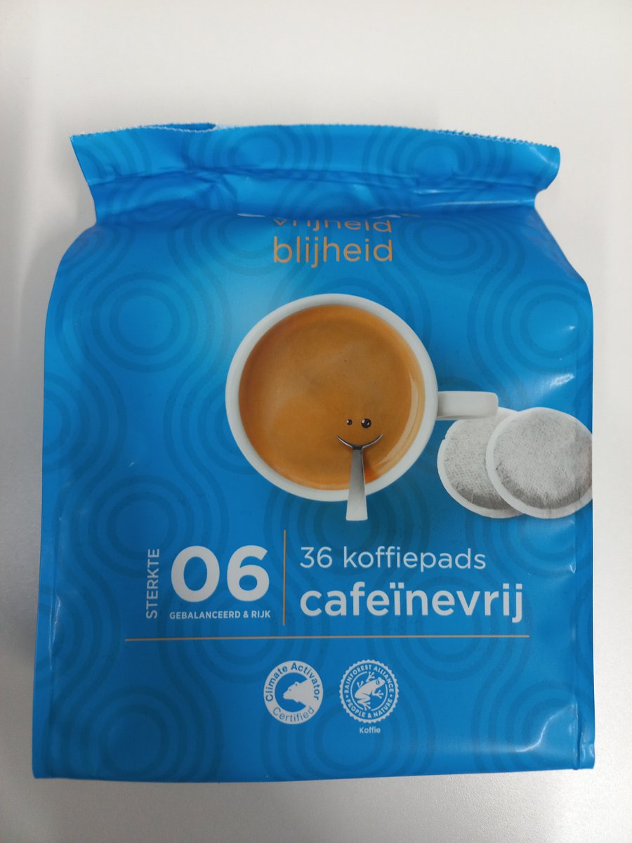 koffiepads decafe cafeinevrij gwoon - geschikt voor senseo® - pak 36 stuks (8718989051464)