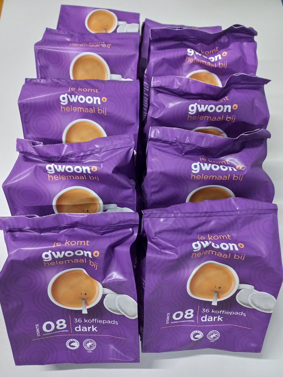 Koffiepads Dark strong G'woon - geschikt voor Senseo ® - multipak 10x 36 stuks (8718989051433)