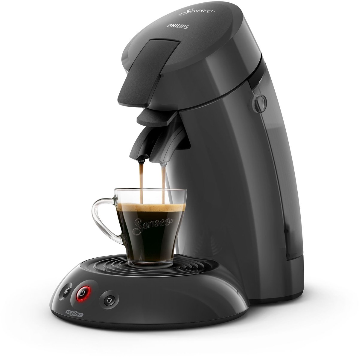 Philips Senseo Original Eco HD6552/32 - Koffiepadmachine voor max 2 Kopjes Koffie - Exclusief Koffiepads - Kasjmiergrijs (8710103950141)