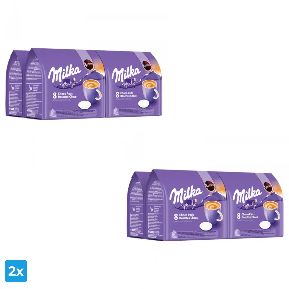Senseo Milka Choco (2x 32 pads) (8717931674034)