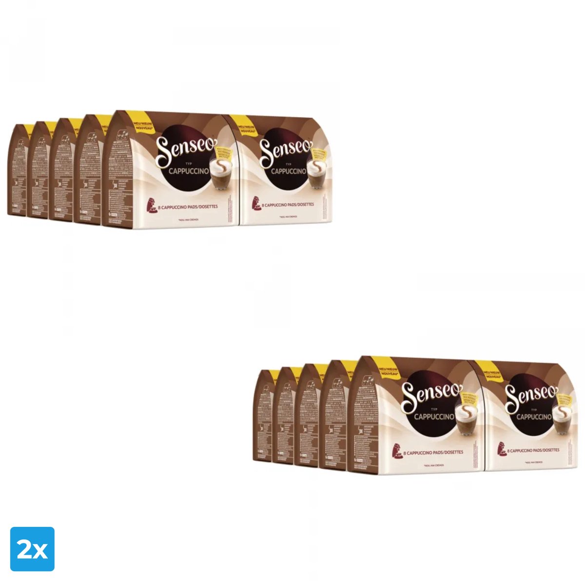 Senseo Cappuccino (2x 80 pads) (8717931674010)