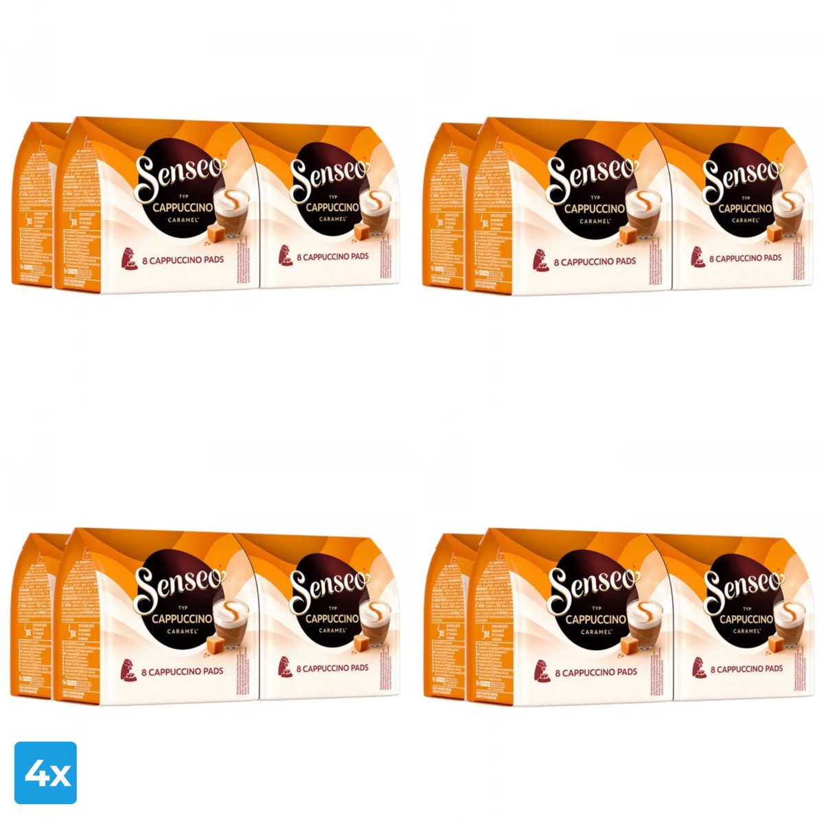 Senseo Cappuccino Caramel (4x 32pads) (8717931674089)