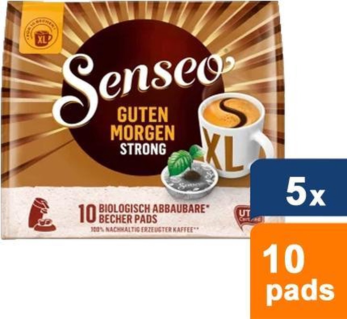 Senseo Guten Morgen XL Strong - 5x 10 pads (8711000452721)