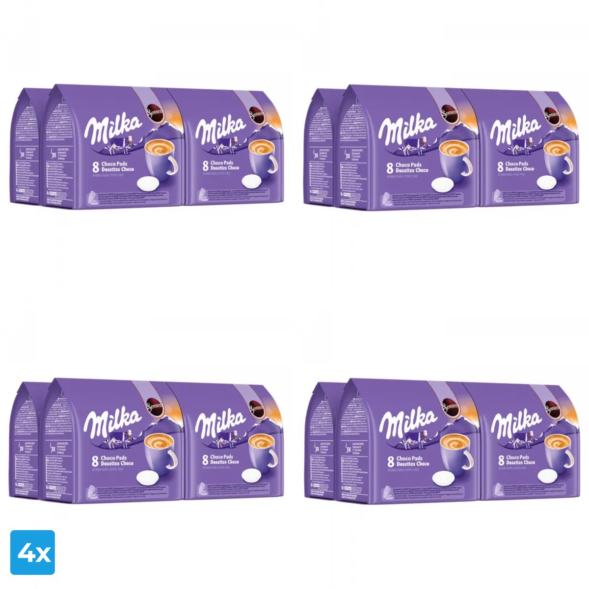 Senseo Milka Choco (4x 32 pads) (8717931674041)