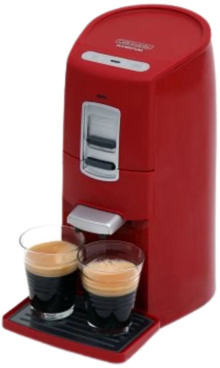Inventum Koffiepadapparaat HK5 - 1,3L - Zwart - 34 cm - Geschikt voor standaard pads van bekende merken zoals Senseo (8712876103281)