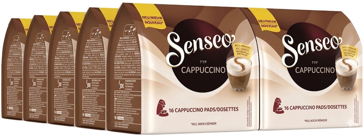 Senseo Cappuccino - Multipack - 160 (10x16) Koffiepads (5410138051501)