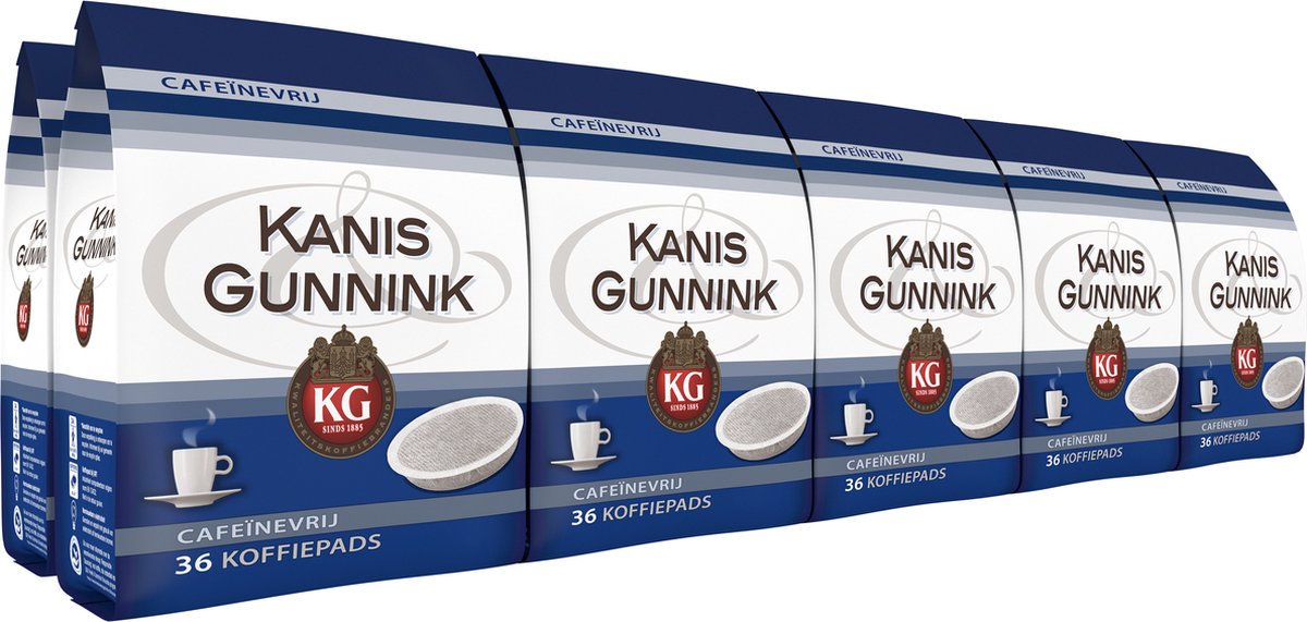 Kanis & Gunnink Cafeïnevrij Koffiepads - 10 x 36 pads (8711000226995)