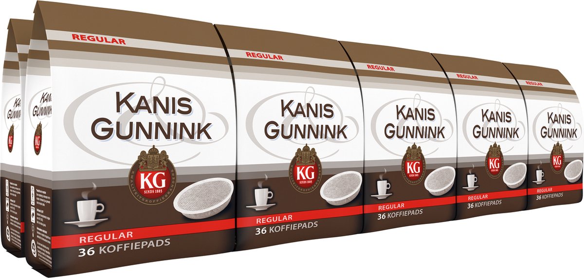Kanis & Gunnink Regular Koffiepads - 10 x 36 pads (8711000226971)